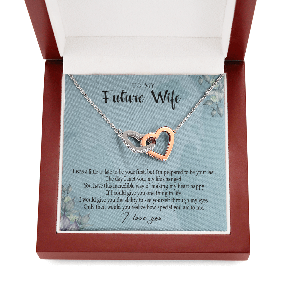 162D Necklace Gift To My Future Wife, Valentine Gift for Her, I Love You Necklace