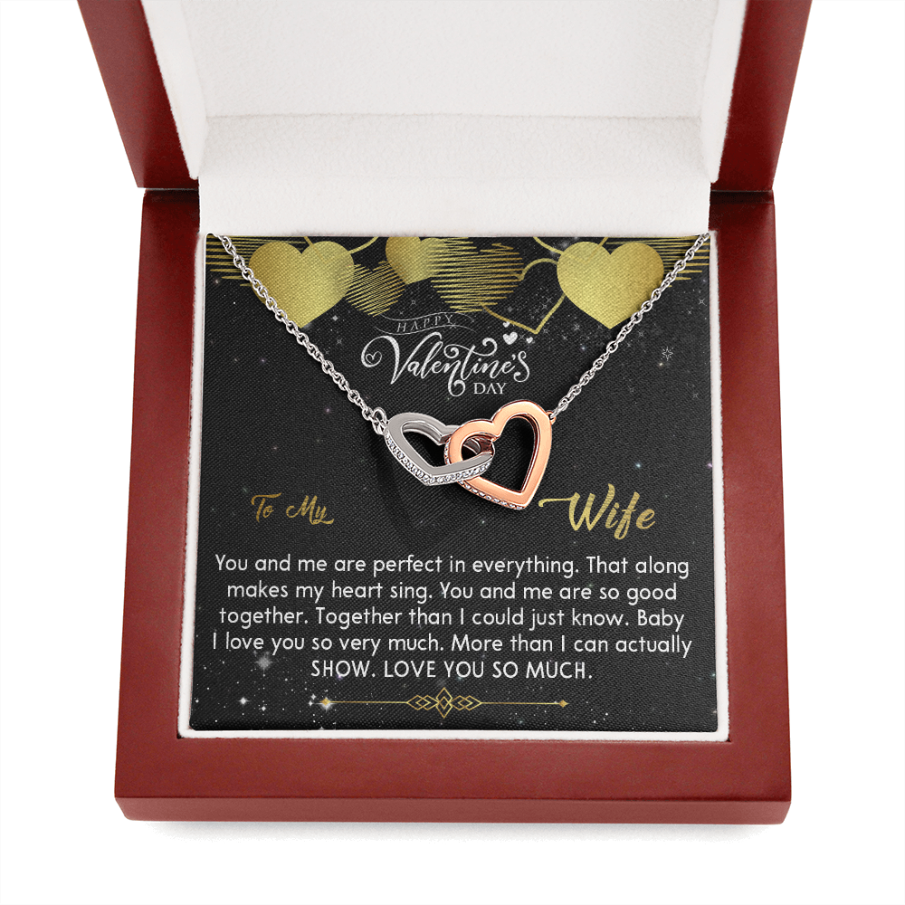 212D Necklace To my Wife, Wife Valentine Gift from Awesome Husband, Happy Valentine