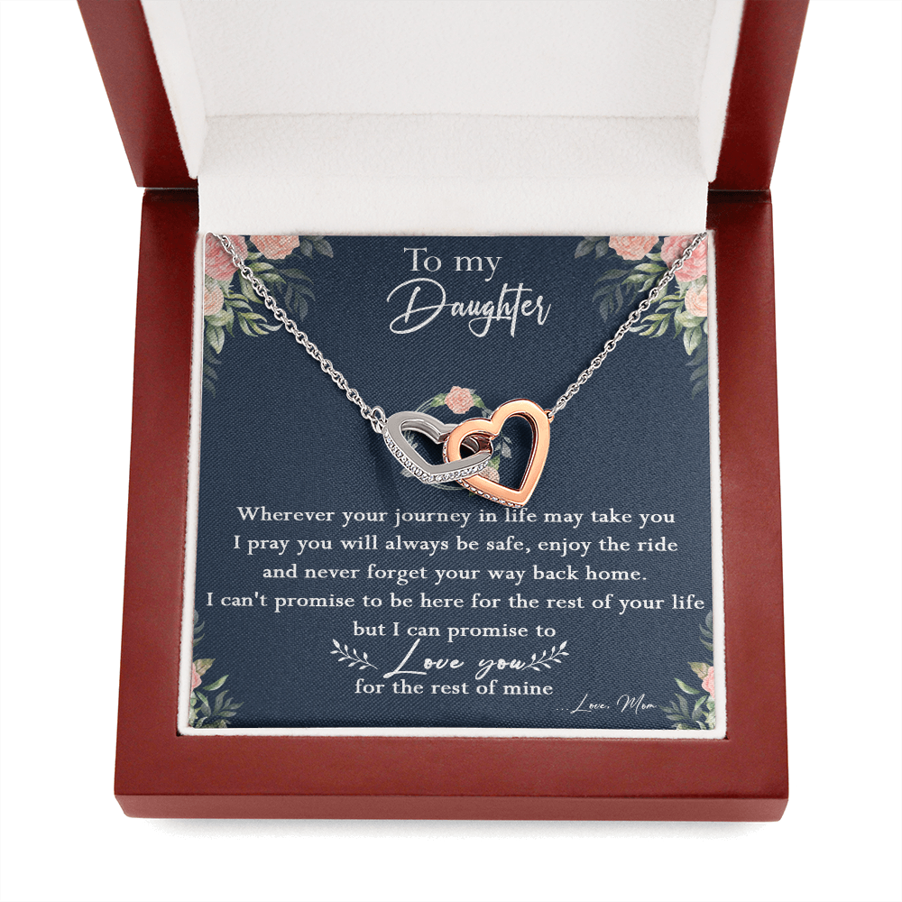 125D Necklace To My Daughter, Daughter Birthday Gift, I Love You Always Necklace