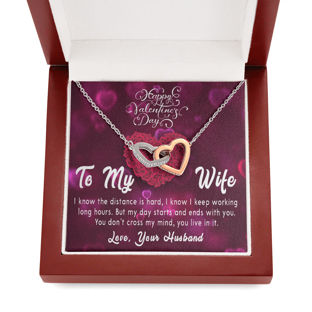 189D Valentine's Day Gift Necklace for Wife, Your Love Necklace, I Love You Forever