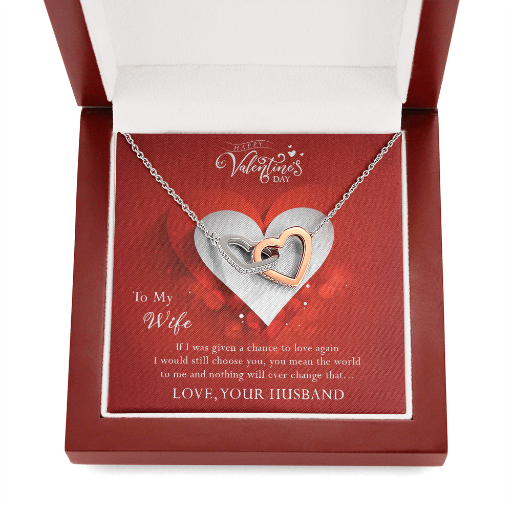 188D Necklace To My Wife, Necklace Perfect Gift for your Wife, I Always Choose You