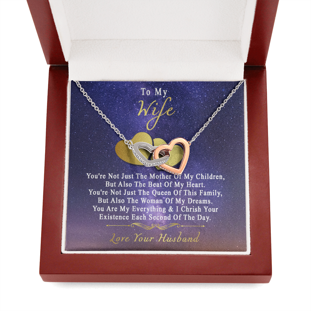 75D Necklace To My Wife, Perfect Gift for Her From Husband, I LOVE YOU Necklace Gift