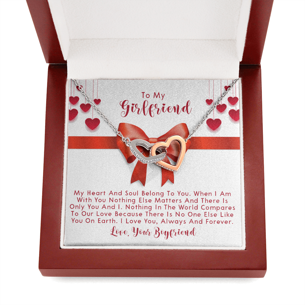 251D Necklace To My Girlfriend, Love Gift for Her From Boyfriend, Couple Necklace