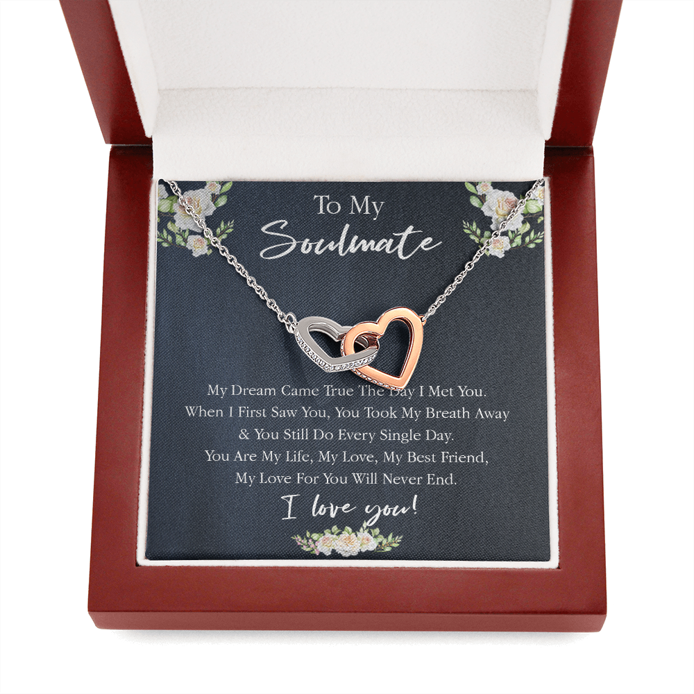 161D Necklace Gift To My Soulmate, Valentine Gift for Her, I Love You Every Day