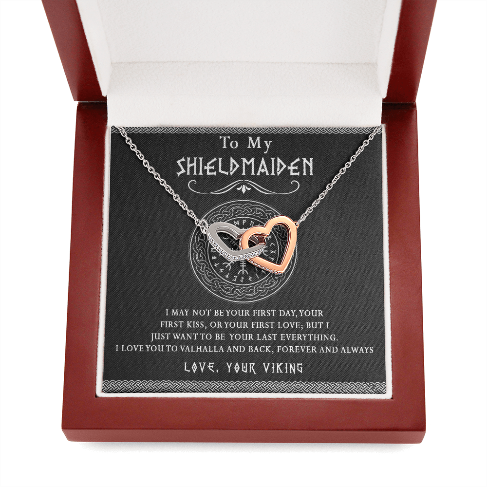 171D Necklace Gift To My Shieldmaiden, Viking Jewelry For Women, Her, Wife, Soulmate