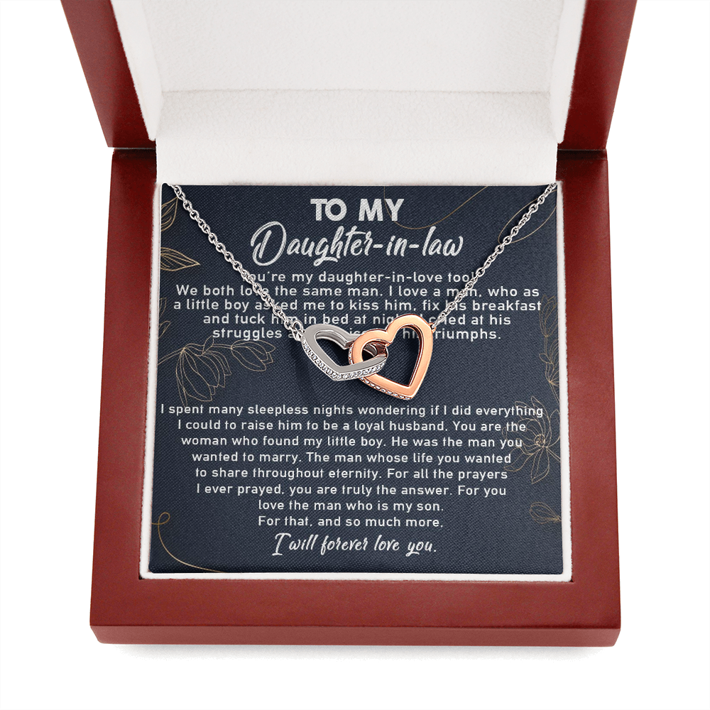 10D To My Daughter-In-Law Necklace, Gift For Daughter In Law, Daughter In Law Gifts