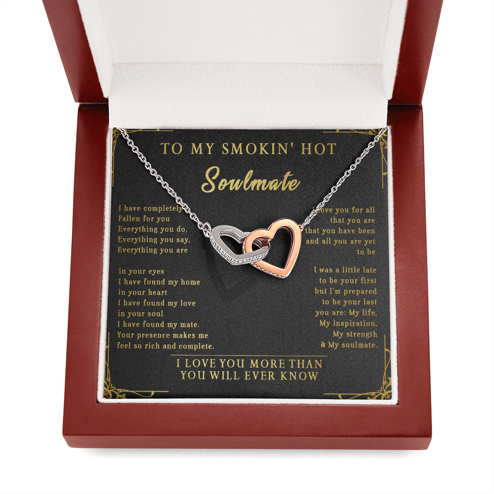144D Necklace To My Smokin Hot Soulmate, Perfect Gift for Wife/Girlfriend, Birth Gift