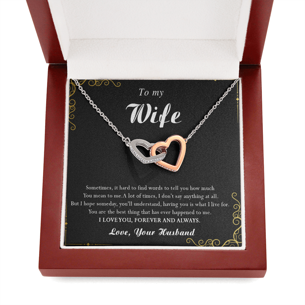 N357D To My Wife Necklace, Gift For Wife, Anniversary Gift For Wife, Necklace For Wife