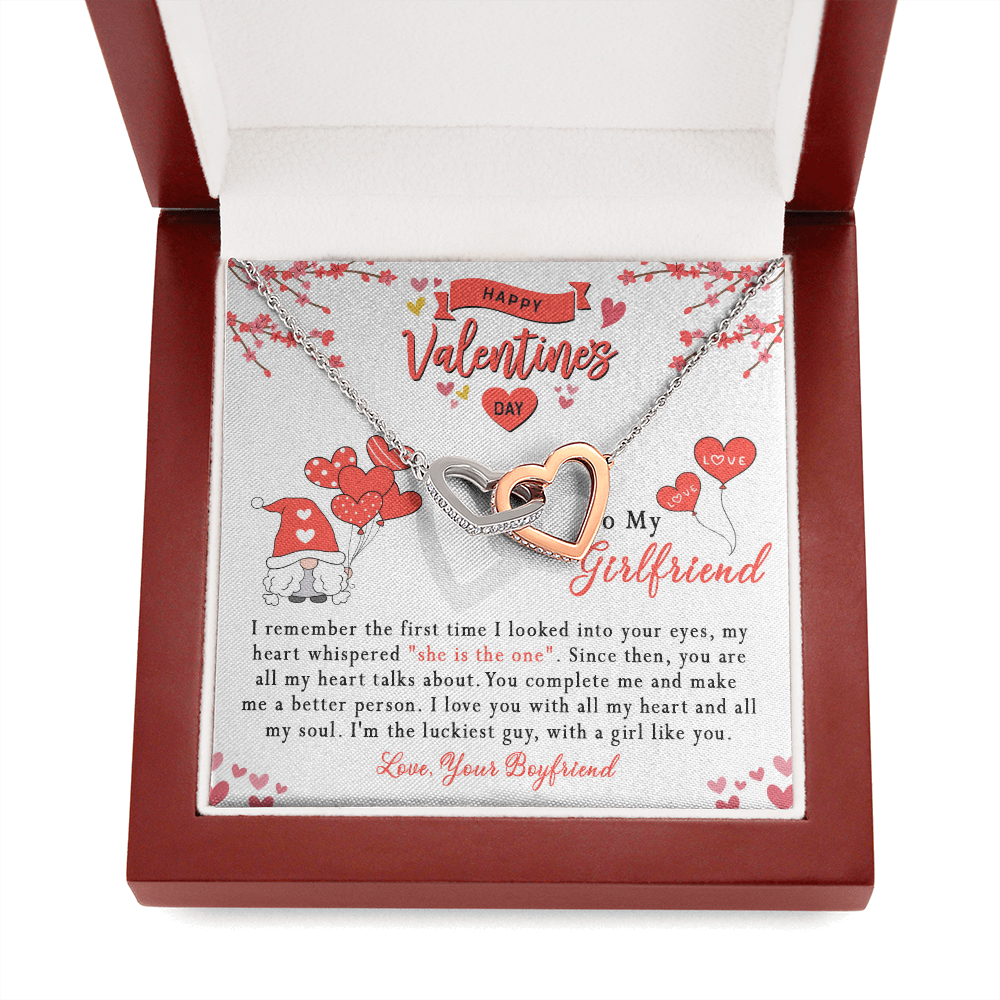 181D Girlfriend Necklace, Valentine Gift for your Girlfriend, Happy Valentine's Day