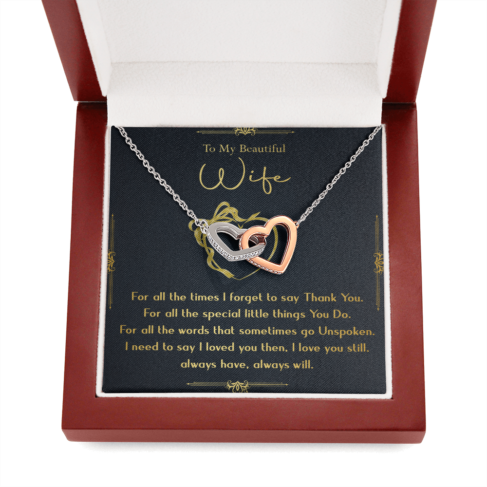 N356D To My Wife Necklace, Gift For Wife, Anniversary Gift For Wife, Necklace For Wife