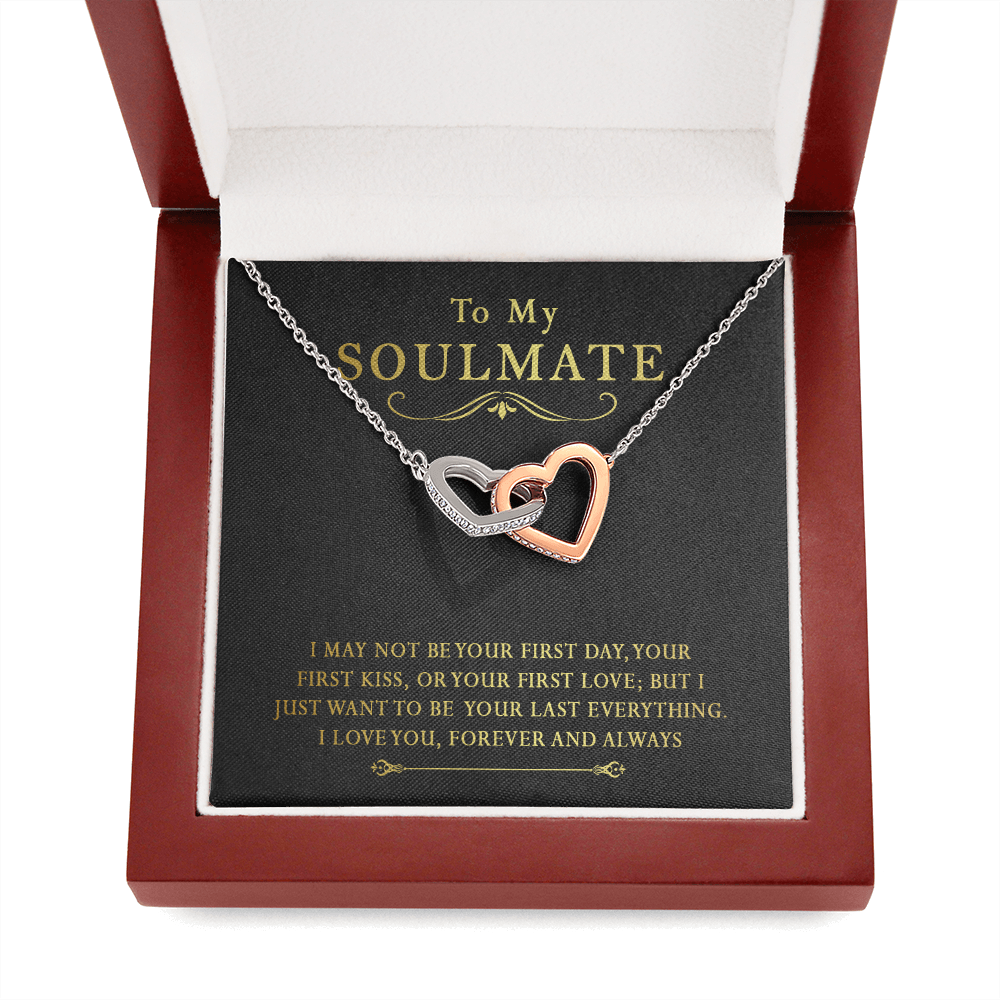158D To My Soulmate Necklace, Gift for Her Necklace, I Love You Forever & Always