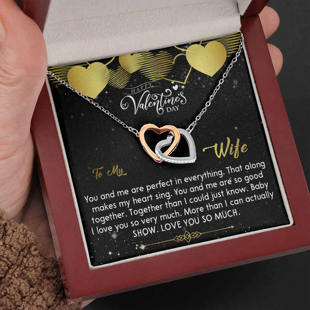 212D Necklace To my Wife, Wife Valentine Gift from Awesome Husband, Happy Valentine