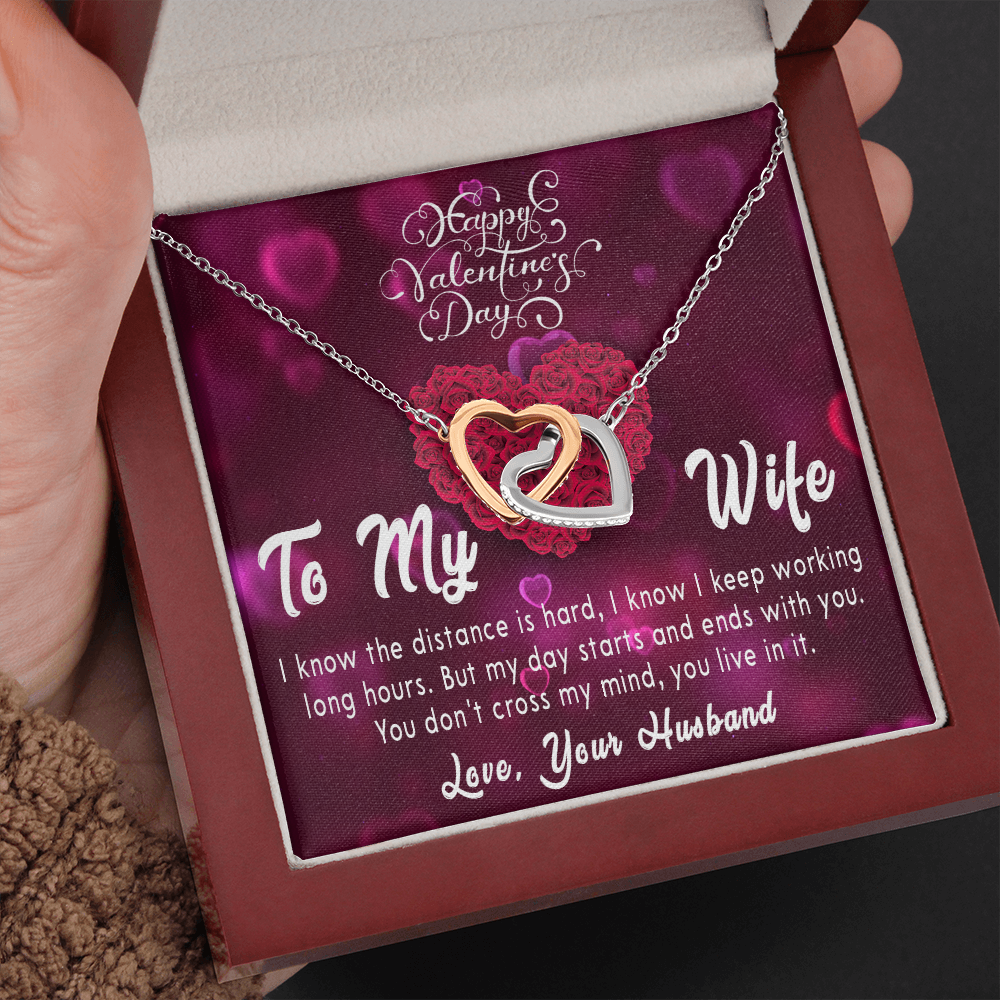 189D Valentine's Day Gift Necklace for Wife, Your Love Necklace, I Love You Forever