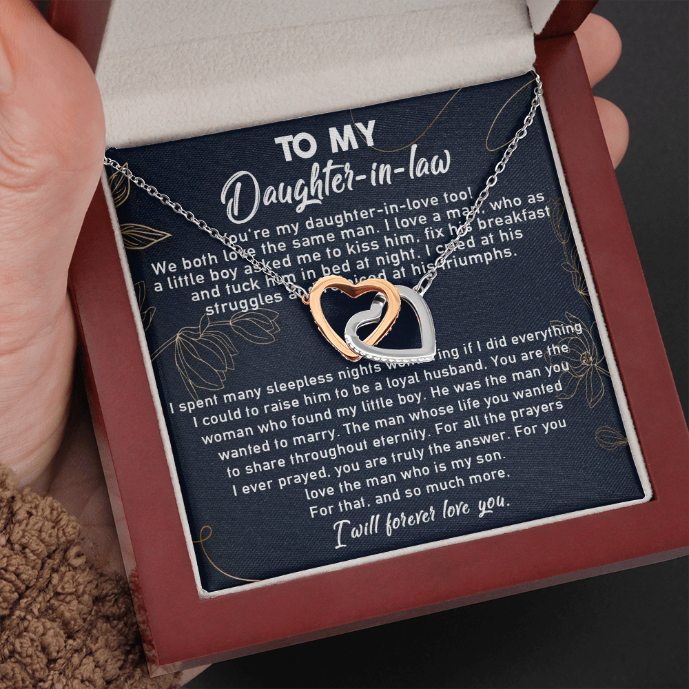 10D To My Daughter-In-Law Necklace, Gift For Daughter In Law, Daughter In Law Gifts