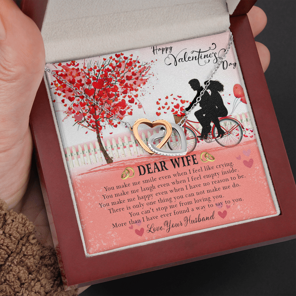187D Necklace To Dear Wife, Necklace Gift from Husband, Valentine's Day Gift for Wife