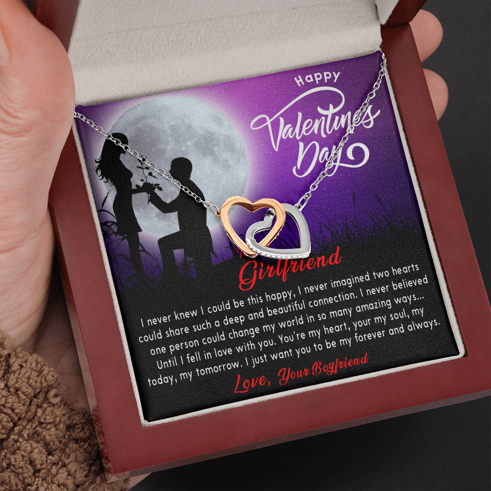 199D Necklace To My Girlfriend, Love Gift from Boyfriend, Happy Valentine's Day Gift