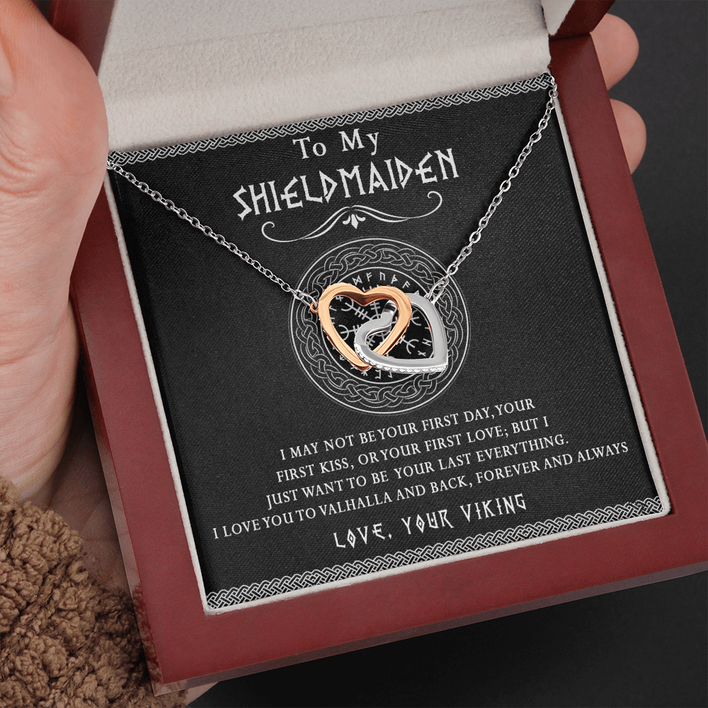 171D Necklace Gift To My Shieldmaiden, Viking Jewelry For Women, Her, Wife, Soulmate