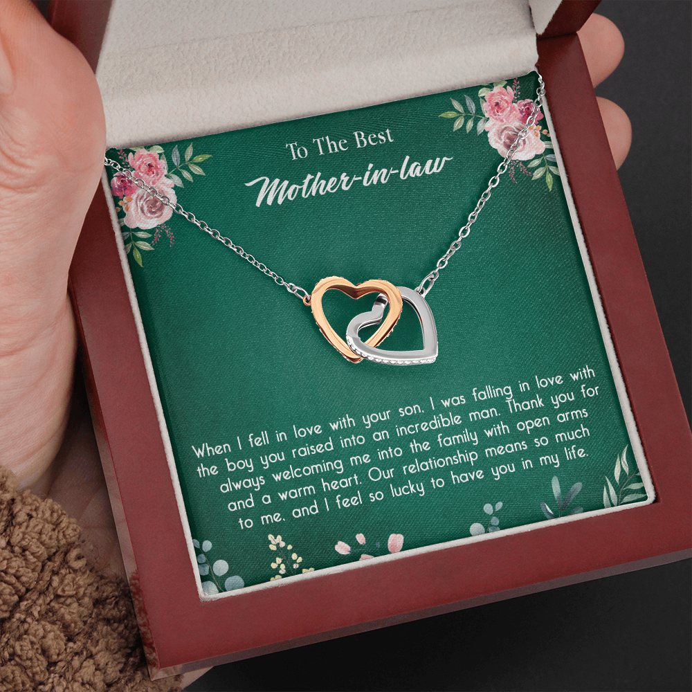 147D Necklace To My Mother in Law, Mom Necklace Birthday Gift from Son/Daughter