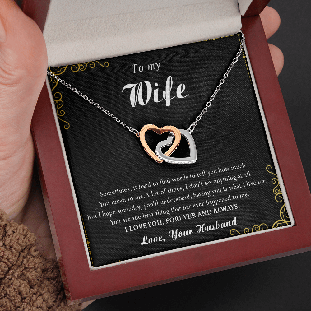 N357D To My Wife Necklace, Gift For Wife, Anniversary Gift For Wife, Necklace For Wife