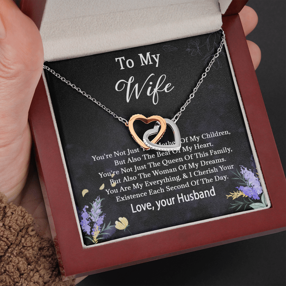 68D Necklace To My Wife, Women Necklace for Her, I LOVE YOU Necklace from Husband