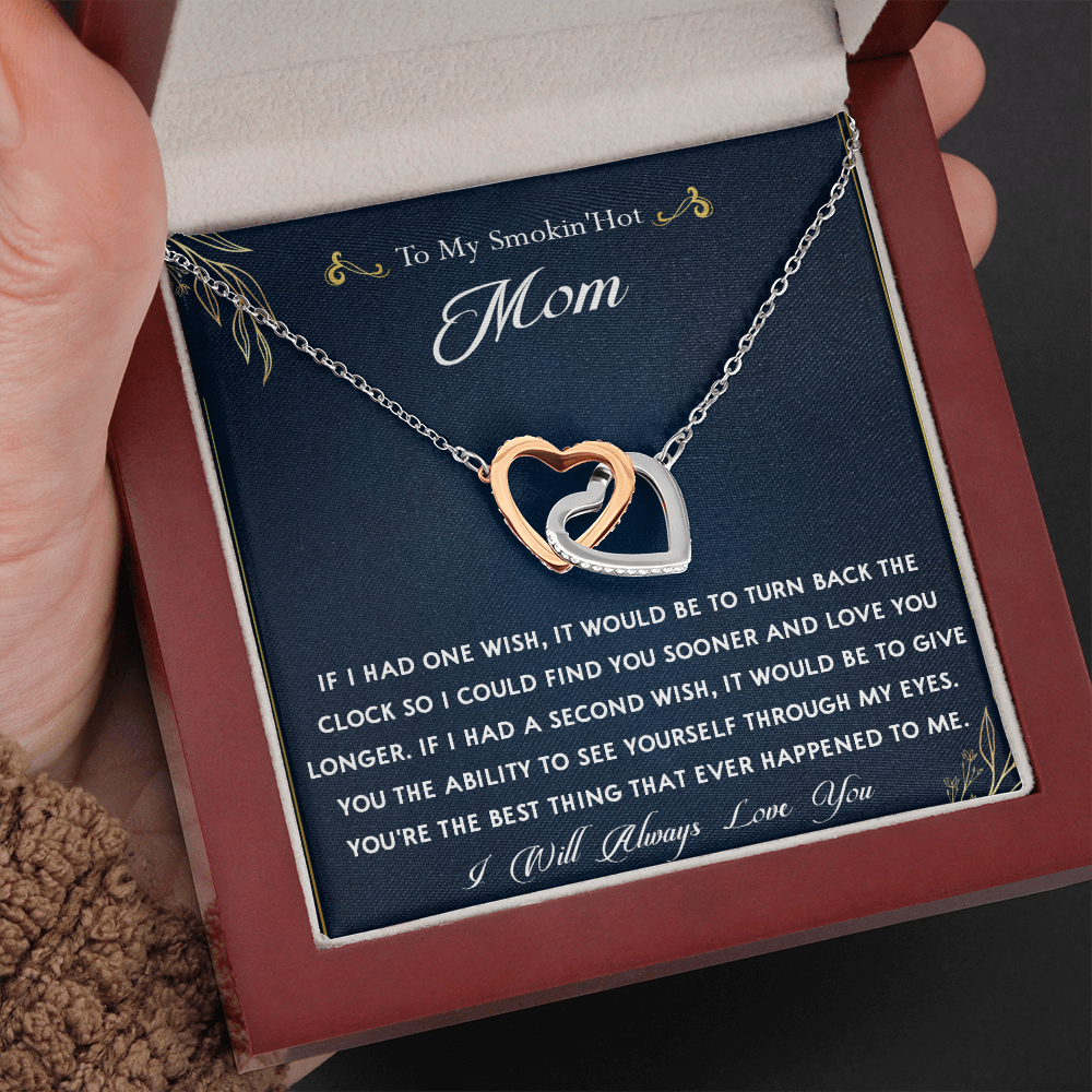 159D To My Smokin Hot Mom Necklace, Gift for Her, Mom Necklace I Will Always Love You