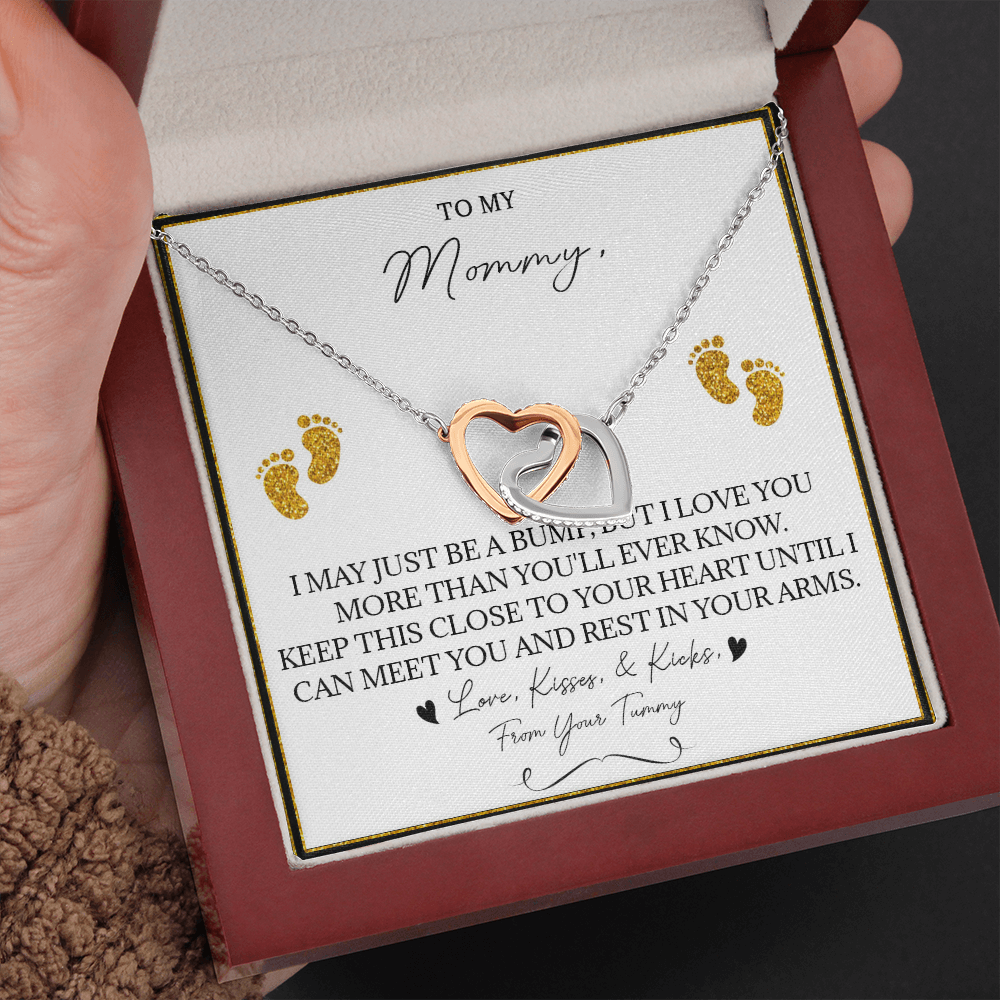 136D Necklace To My Mommy, Gift for New Mom, Perfect Necklace Gift for Wife, Women
