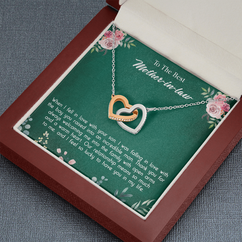 147D Necklace To My Mother in Law, Mom Necklace Birthday Gift from Son/Daughter