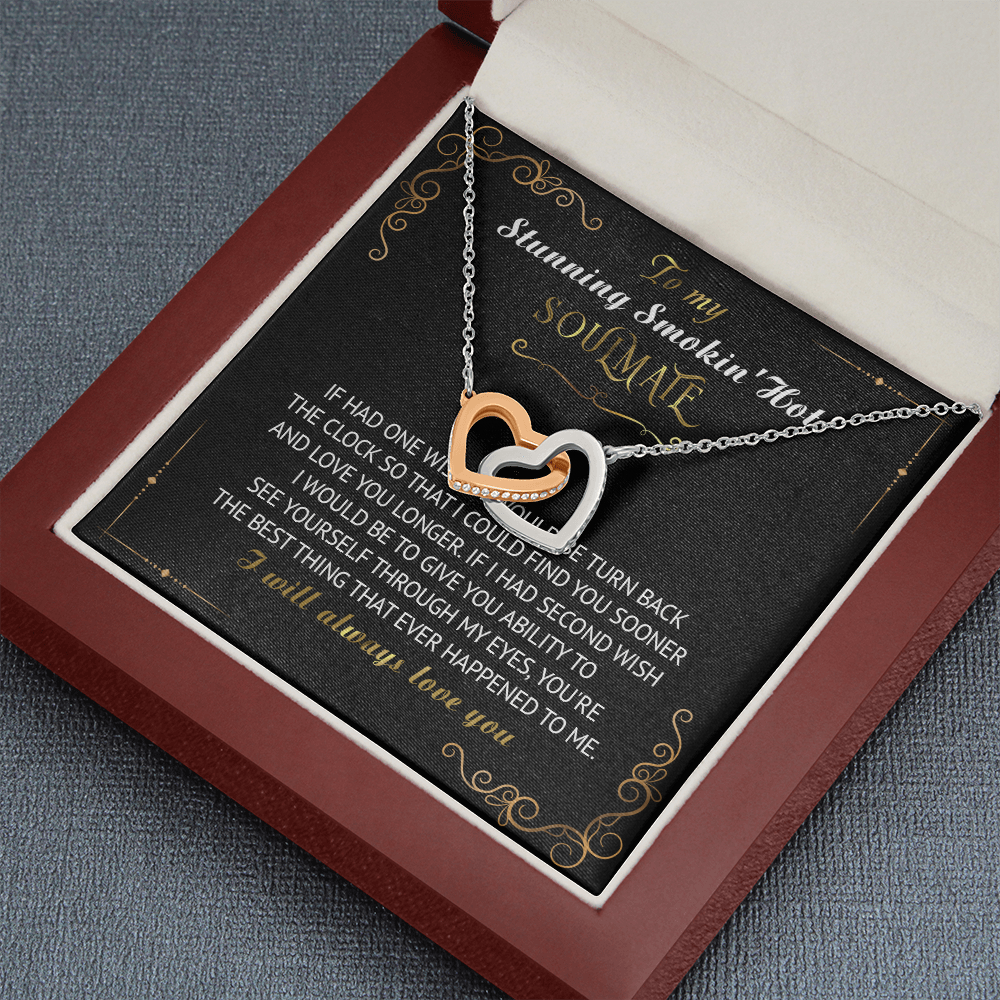 7D To My Stunning Smoking Hot Soulmate Necklace, Gift For Wife, Birthday Gift Ideas