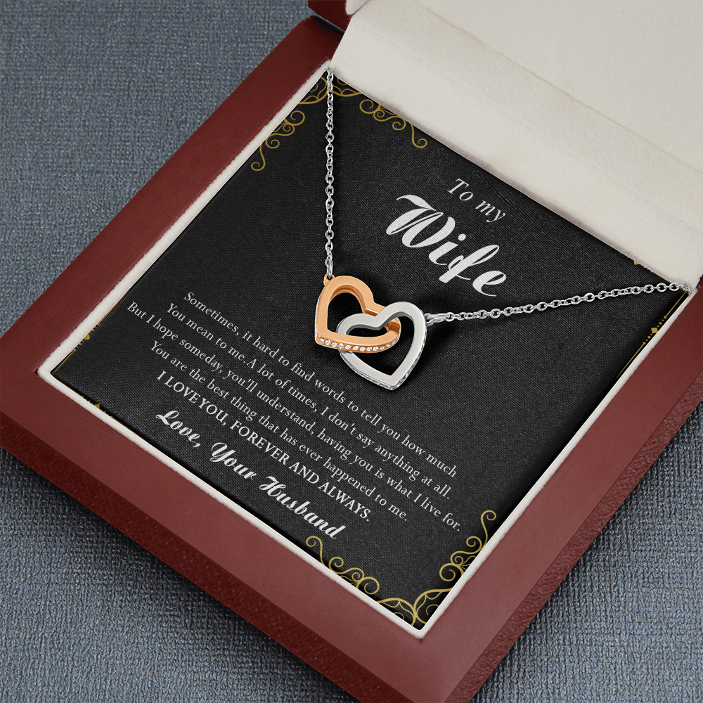 N357D To My Wife Necklace, Gift For Wife, Anniversary Gift For Wife, Necklace For Wife