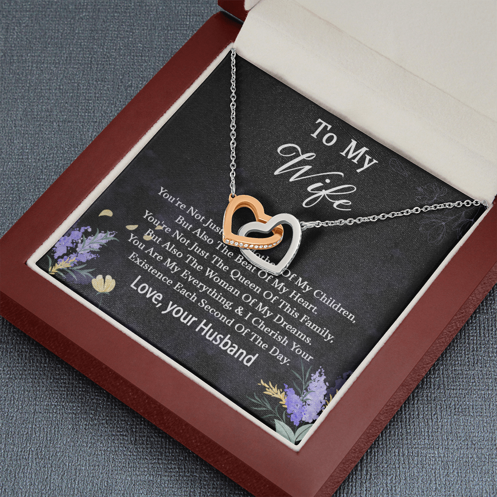68D Necklace To My Wife, Women Necklace for Her, I LOVE YOU Necklace from Husband