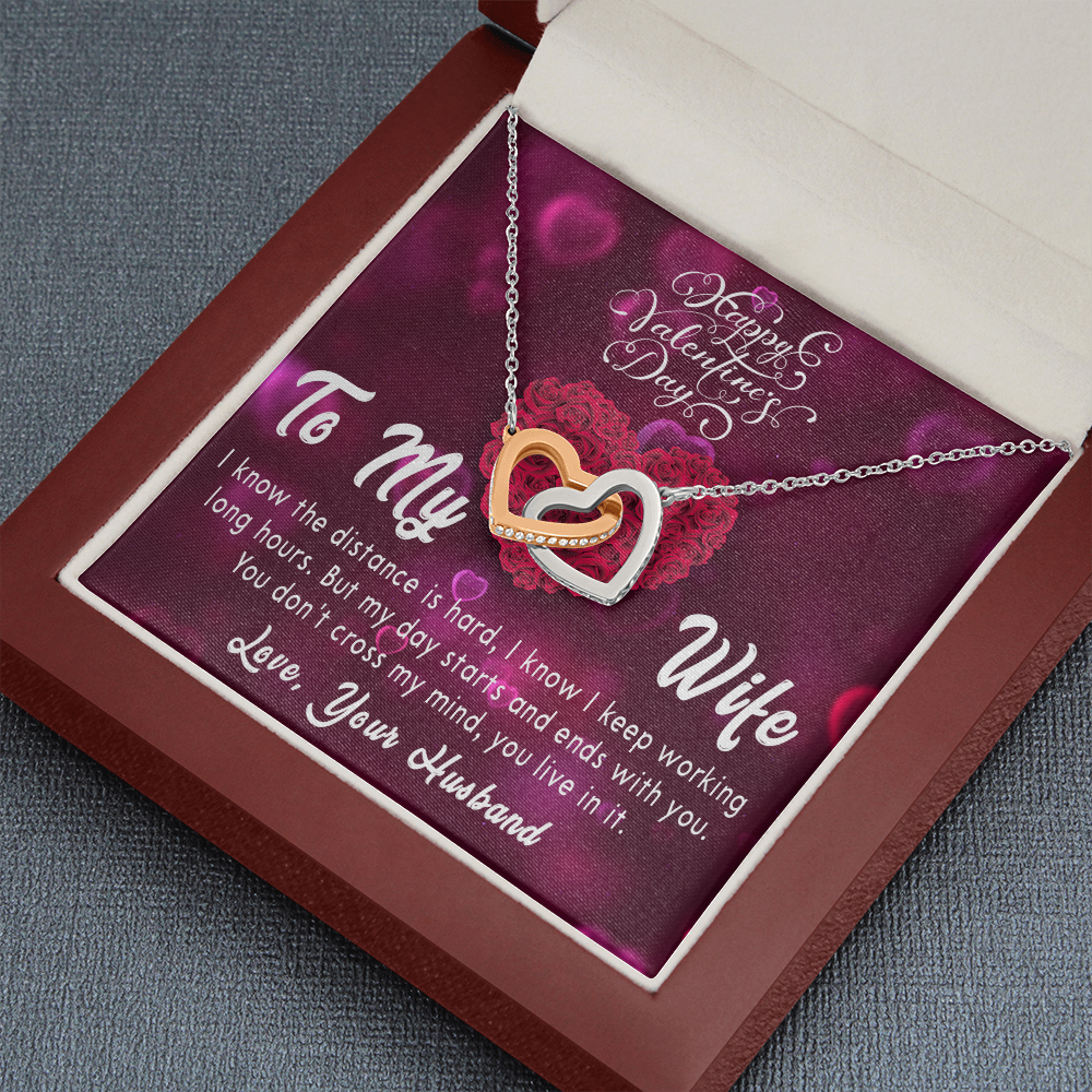 189D Valentine's Day Gift Necklace for Wife, Your Love Necklace, I Love You Forever