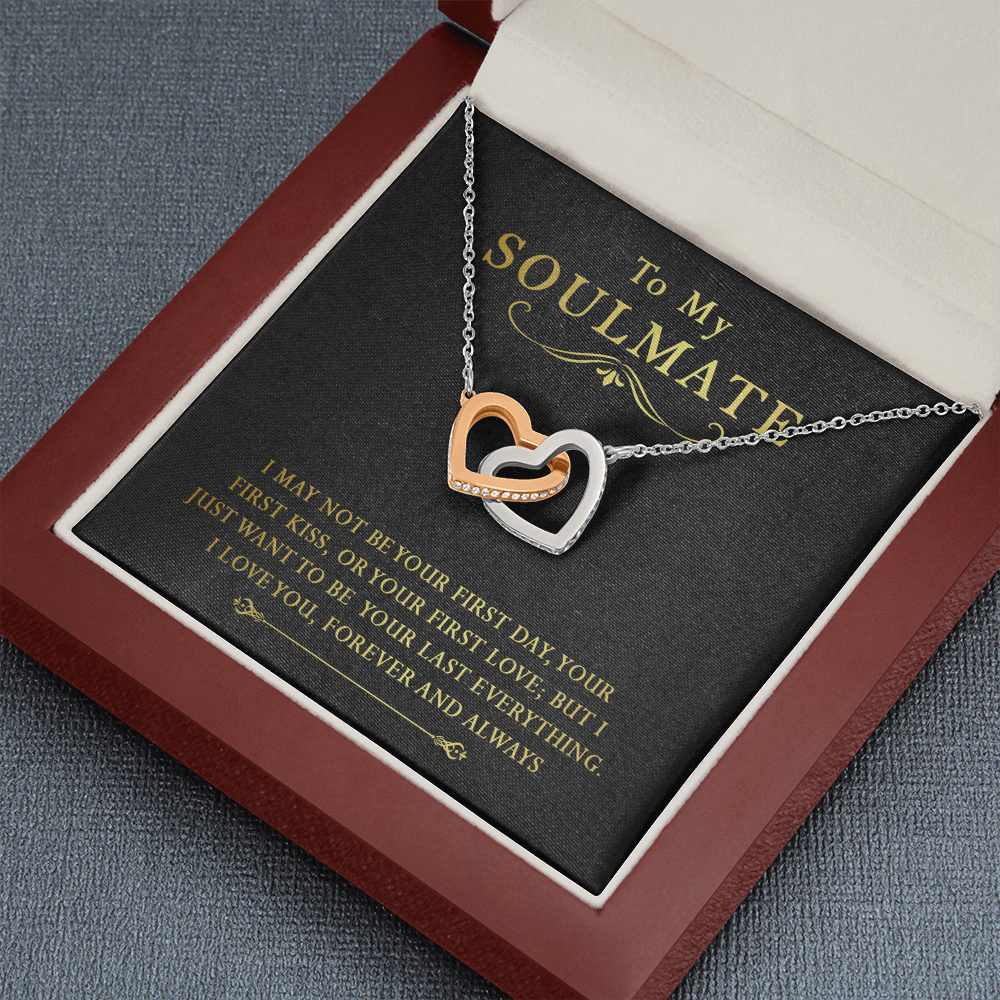 158D To My Soulmate Necklace, Gift for Her Necklace, I Love You Forever & Always