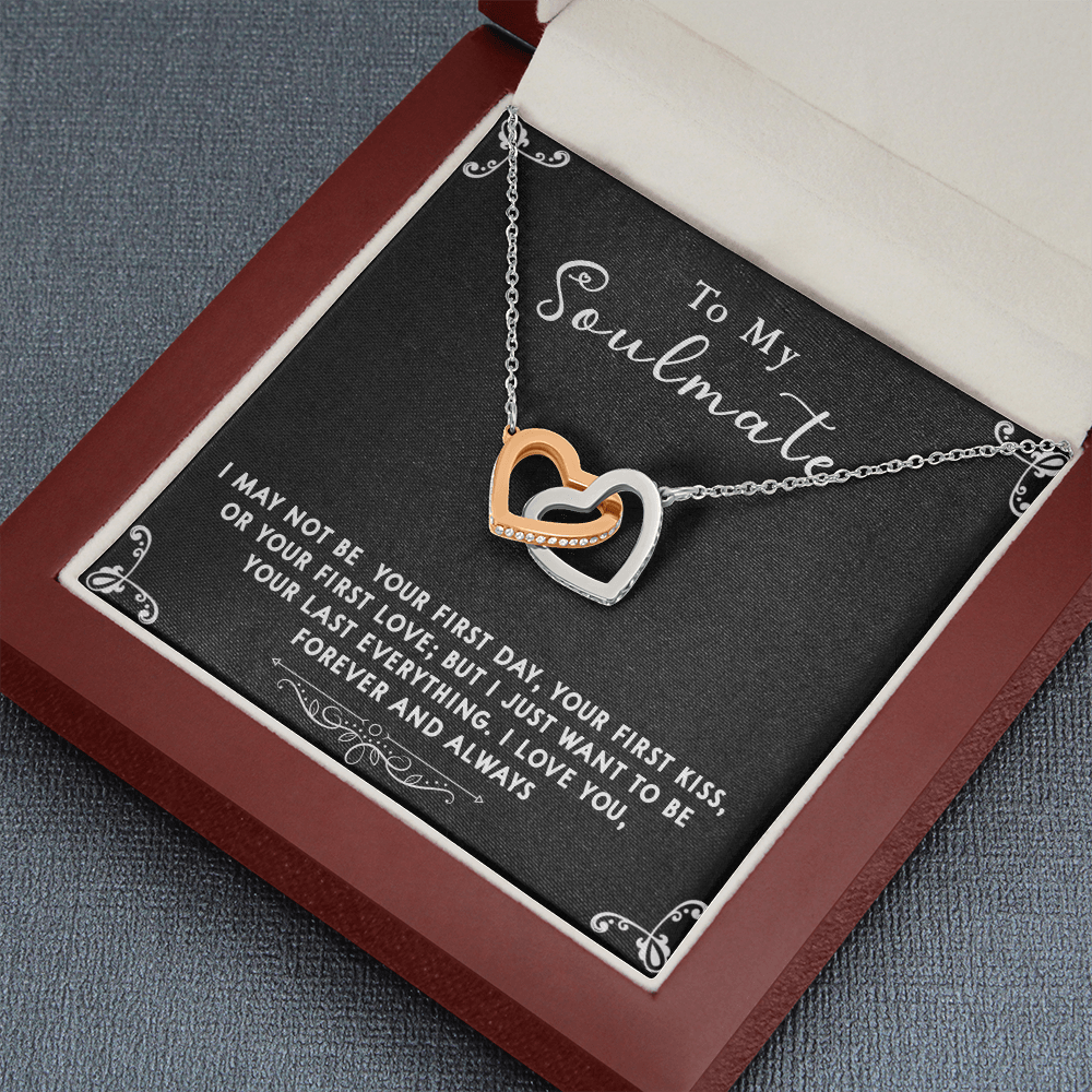 169D Gift To My Soulmate Necklace, Birthday Necklace For Wife, Happy Valentine Gift