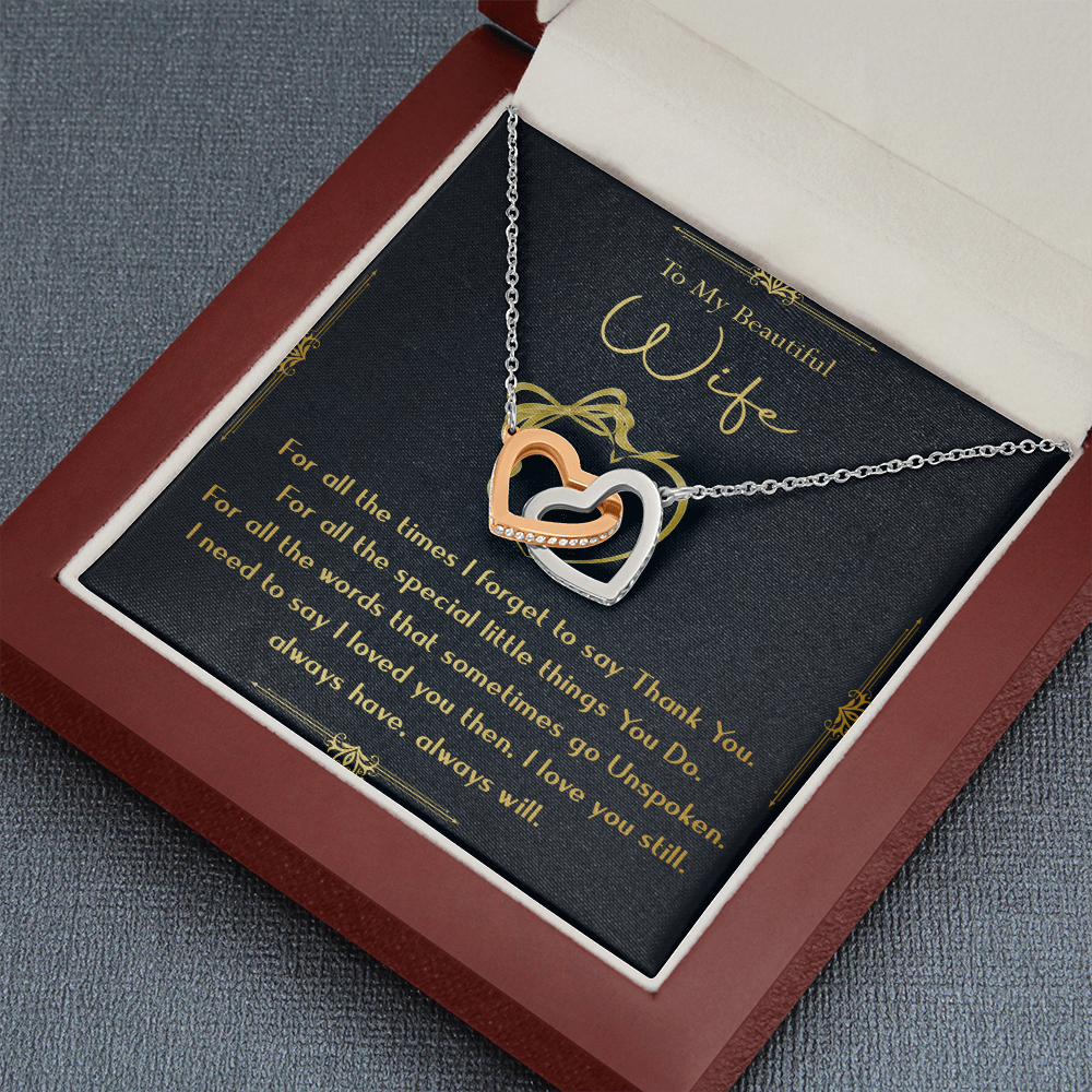 N356D To My Wife Necklace, Gift For Wife, Anniversary Gift For Wife, Necklace For Wife