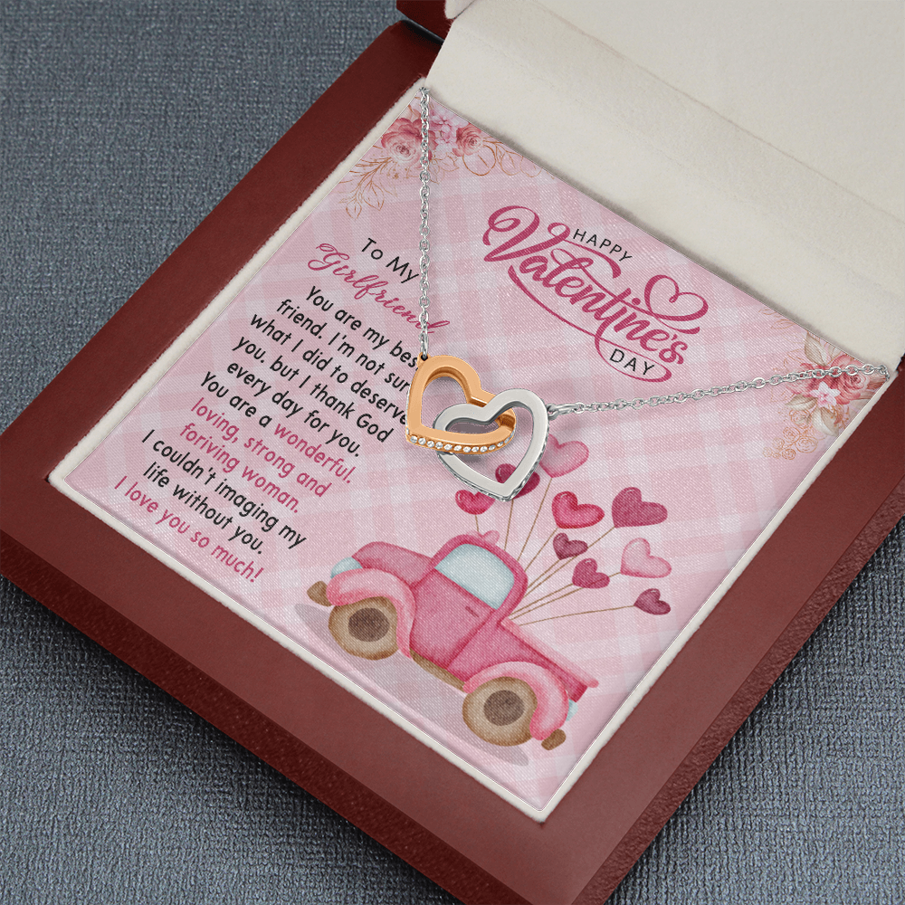 180D Valentine Gift To my Girlfriend, Necklace To my Girlfriend, I LOVE YOU SO MUCH