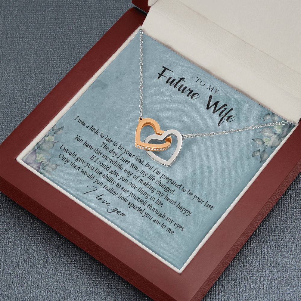 162D Necklace Gift To My Future Wife, Valentine Gift for Her, I Love You Necklace