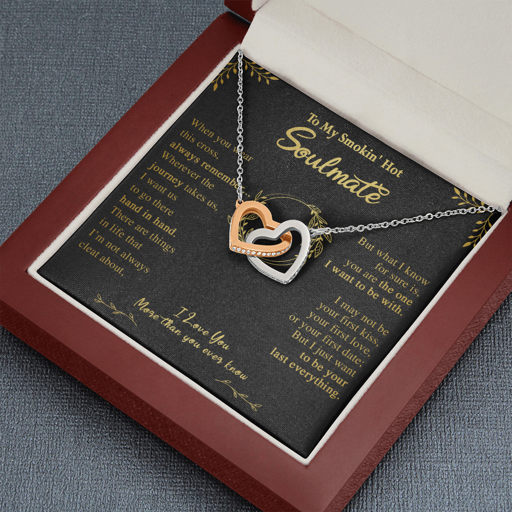 N355D To My Soulmate Necklace Engagement Anniversary Gift for Her Birthday