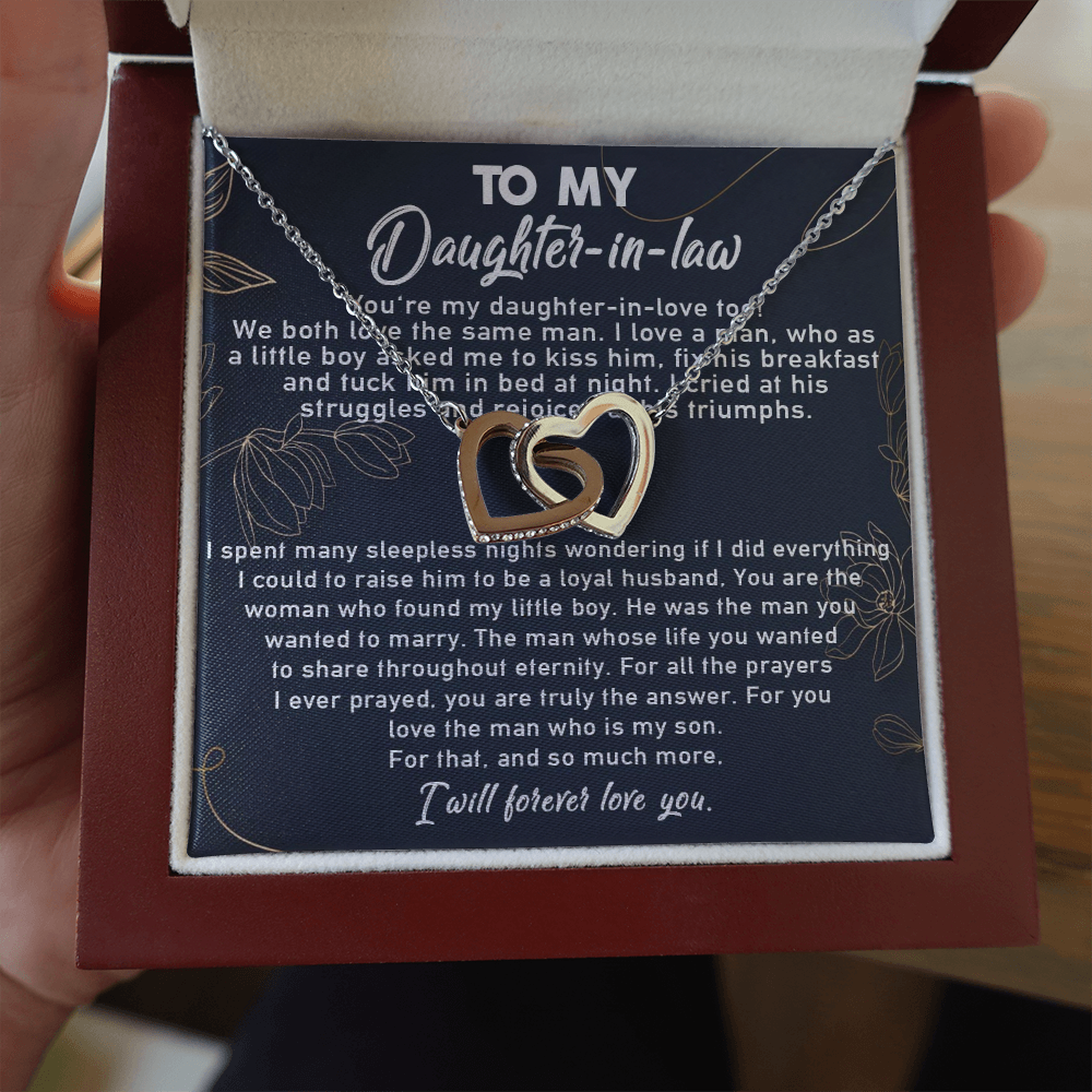 10D To My Daughter-In-Law Necklace, Gift For Daughter In Law, Daughter In Law Gifts