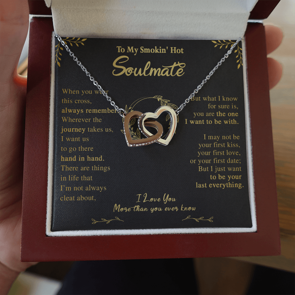N355D To My Soulmate Necklace Engagement Anniversary Gift for Her Birthday