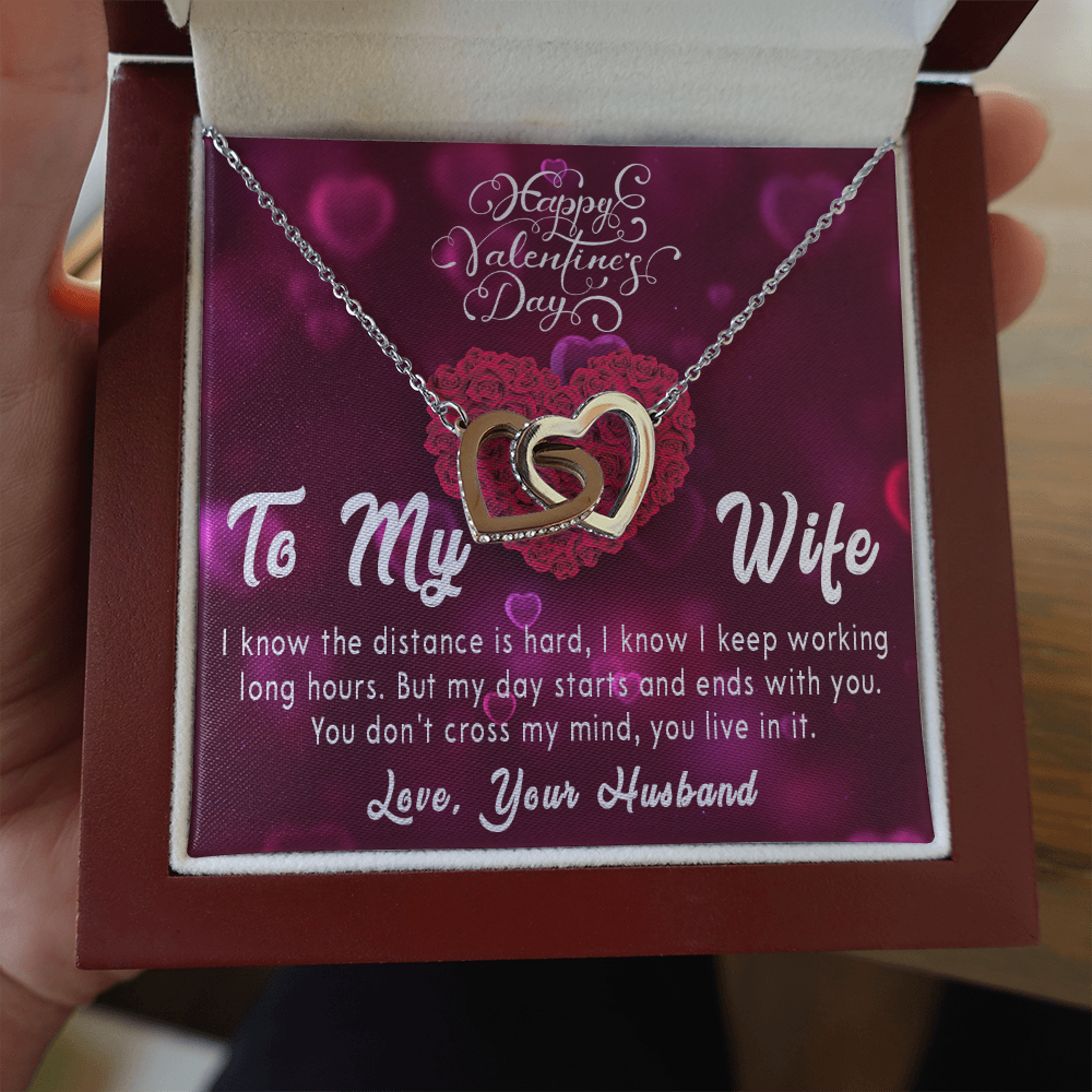 189D Valentine's Day Gift Necklace for Wife, Your Love Necklace, I Love You Forever