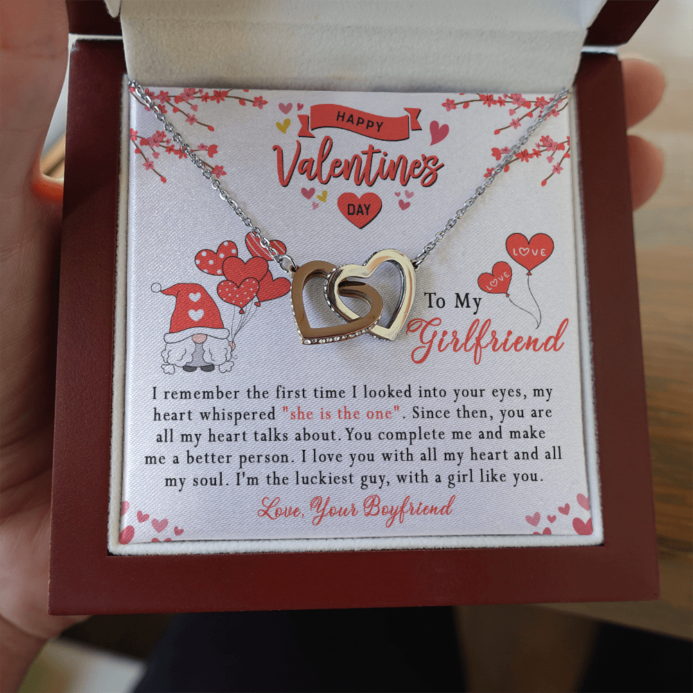 181D Girlfriend Necklace, Valentine Gift for your Girlfriend, Happy Valentine's Day