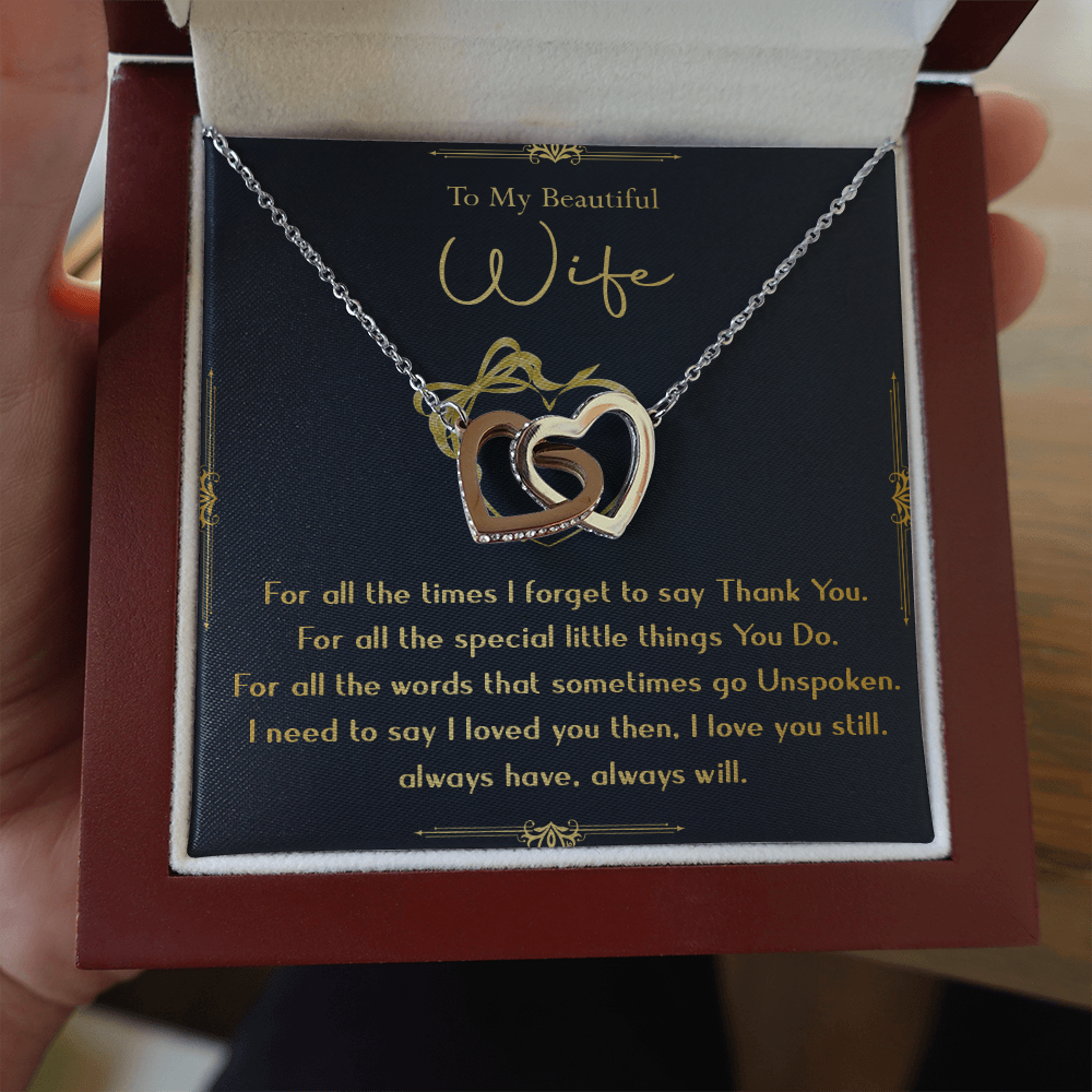 N356D To My Wife Necklace, Gift For Wife, Anniversary Gift For Wife, Necklace For Wife