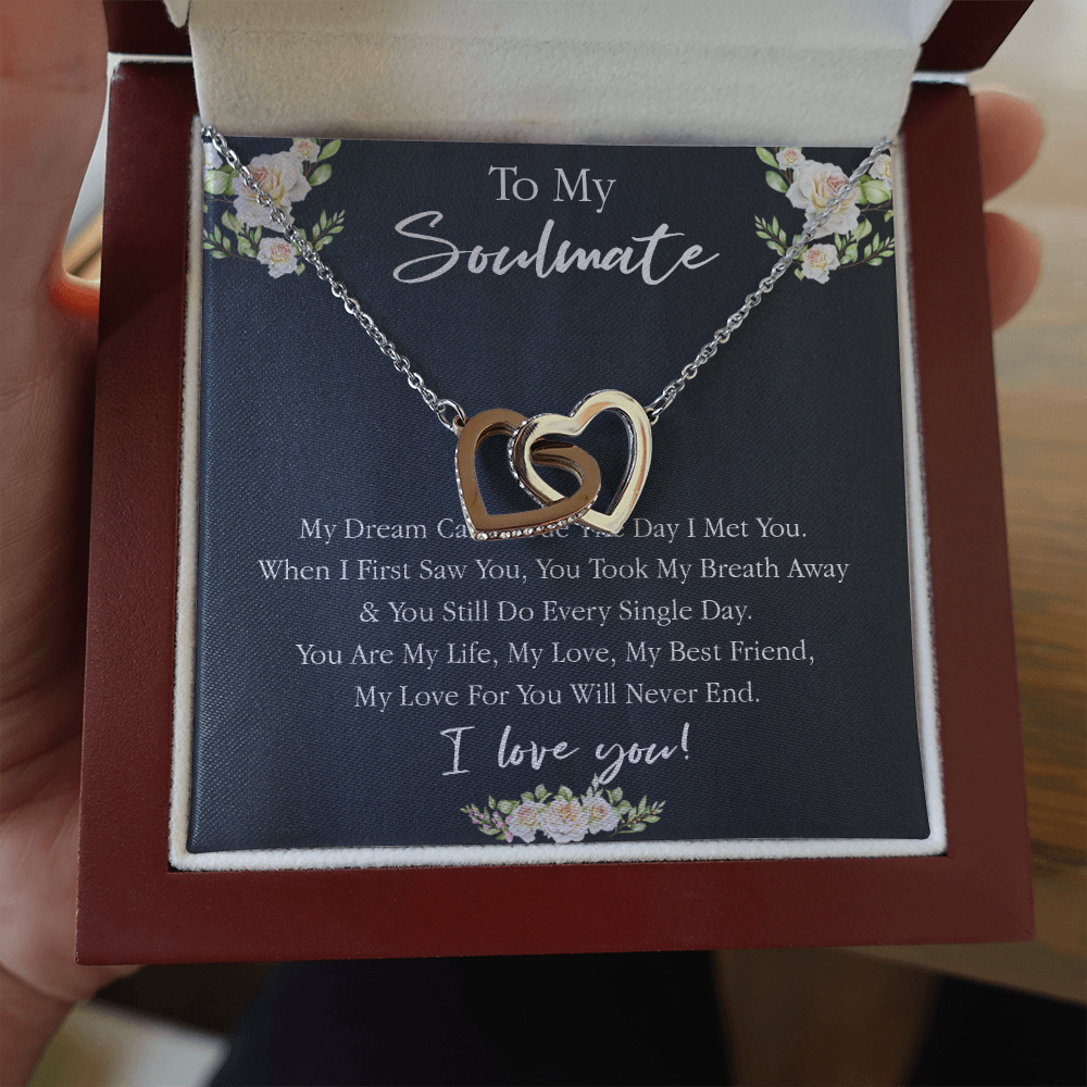 161D Necklace Gift To My Soulmate, Valentine Gift for Her, I Love You Every Day