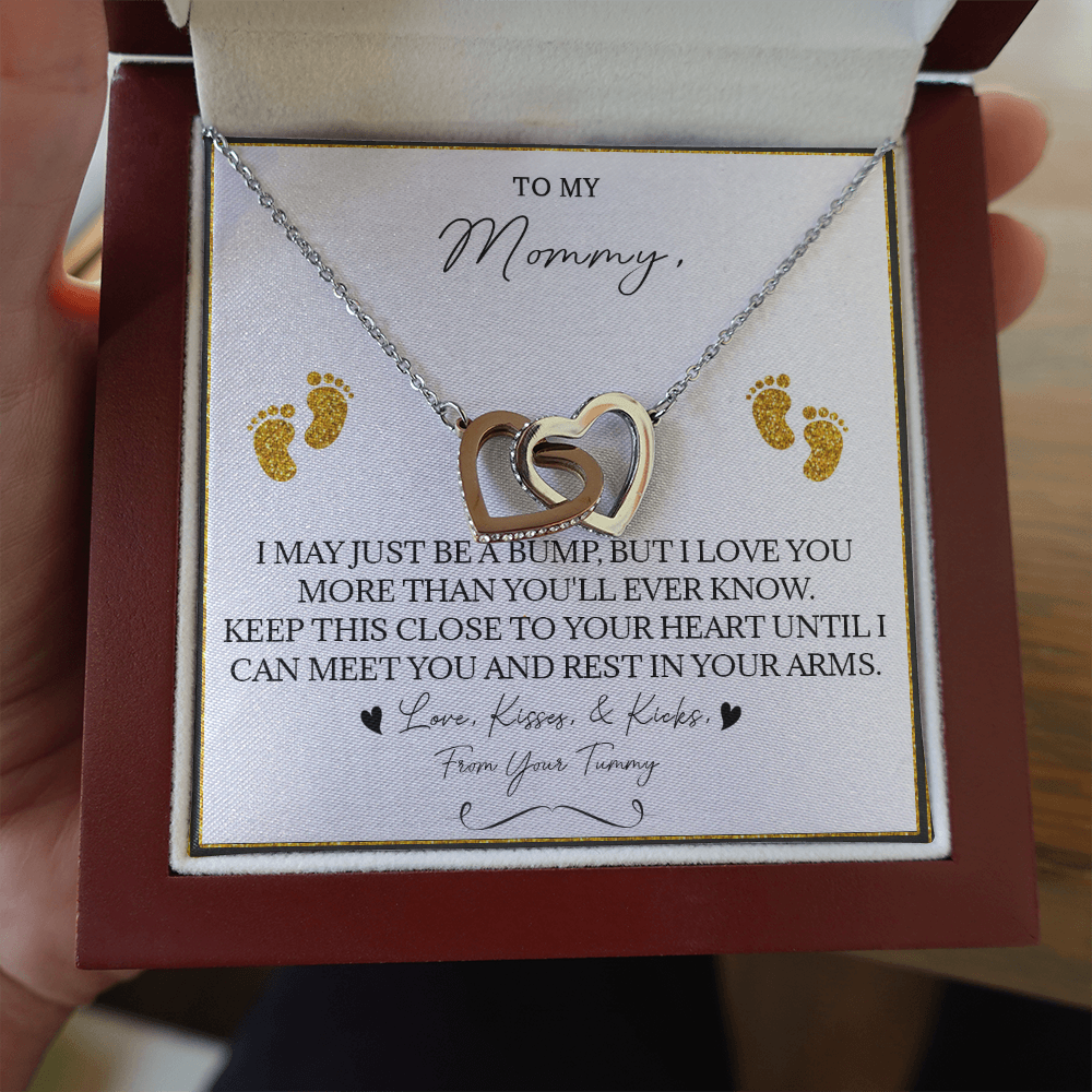 136D Necklace To My Mommy, Gift for New Mom, Perfect Necklace Gift for Wife, Women
