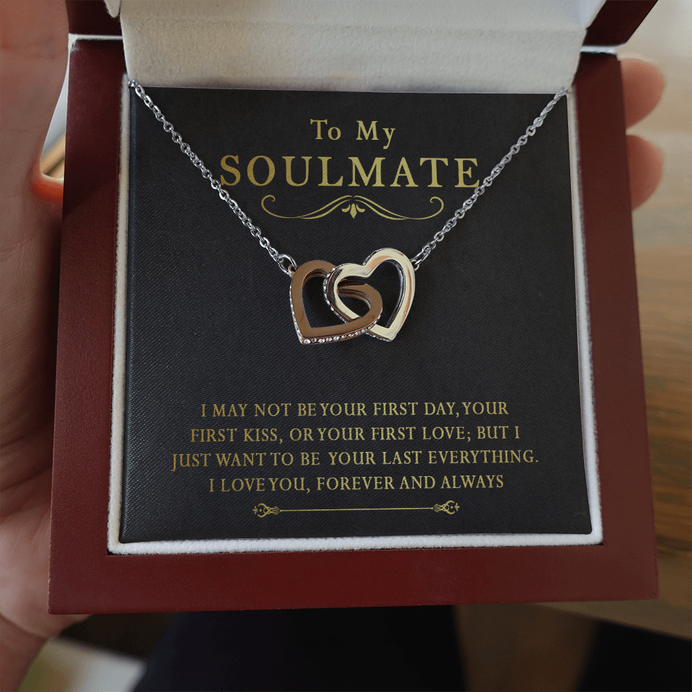 158D To My Soulmate Necklace, Gift for Her Necklace, I Love You Forever & Always