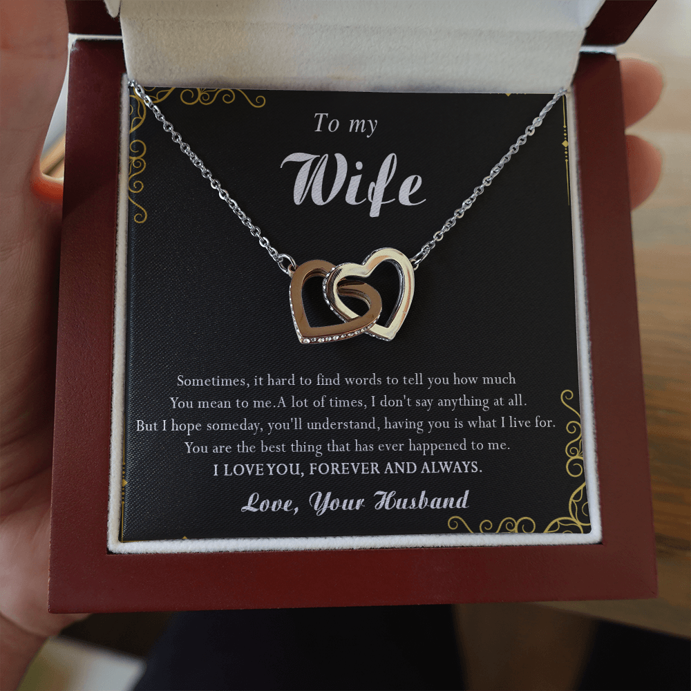 N357D To My Wife Necklace, Gift For Wife, Anniversary Gift For Wife, Necklace For Wife