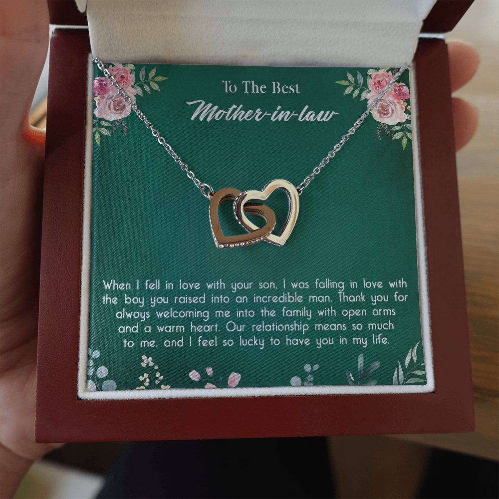 147D Necklace To My Mother in Law, Mom Necklace Birthday Gift from Son/Daughter