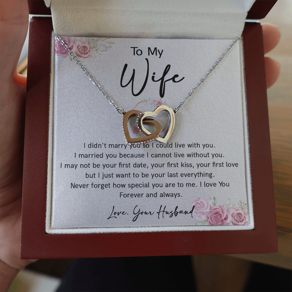 73D Necklace To Wife, Perfect Gift for Her From Husband, I LOVE YOU Forever & Always