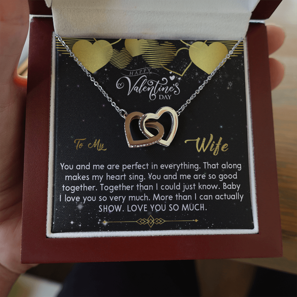 212D Necklace To my Wife, Wife Valentine Gift from Awesome Husband, Happy Valentine