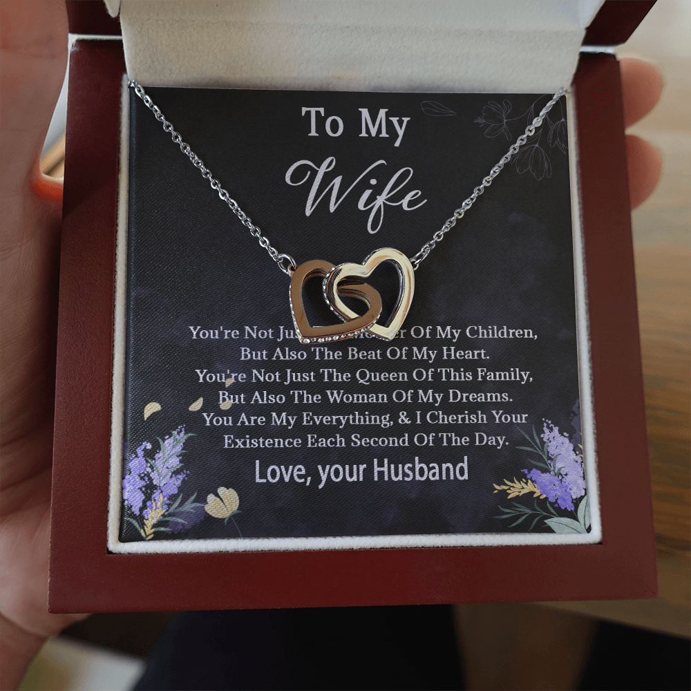 68D Necklace To My Wife, Women Necklace for Her, I LOVE YOU Necklace from Husband